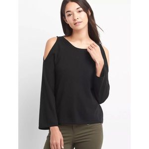 Gap Merino Wool Cold Shoulder Knit Top